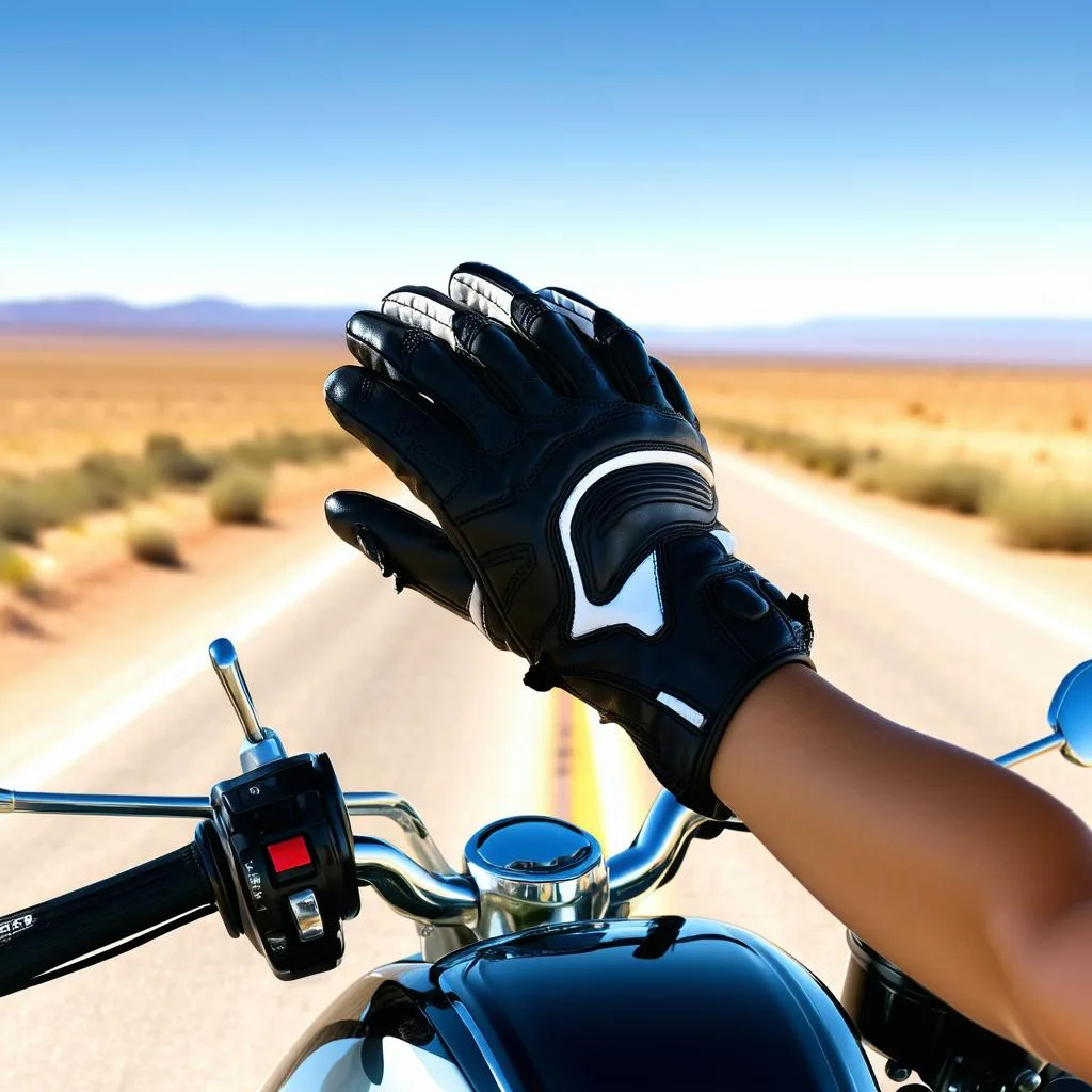 conforto-e-aderencia-ao-guidao 7 benefícios da luva para o motoqueiro