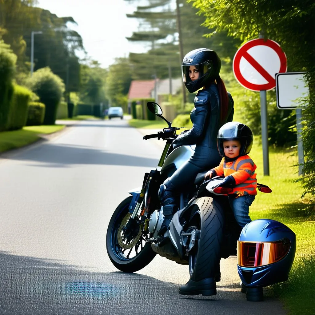 dicas-de-seguranca-para-transportar-criancas-em-motocicletas CRIANÇAS PODEM ANDAR DE MOTOCICLETAS? QUAL IDADE MINIMA