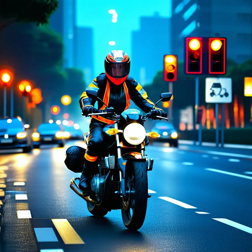 importancia-da-sinalizacao-correta-e-visibilidade-noturna 5 Dicas para Viajar de Moto: Segurança em Duas Rodas!
