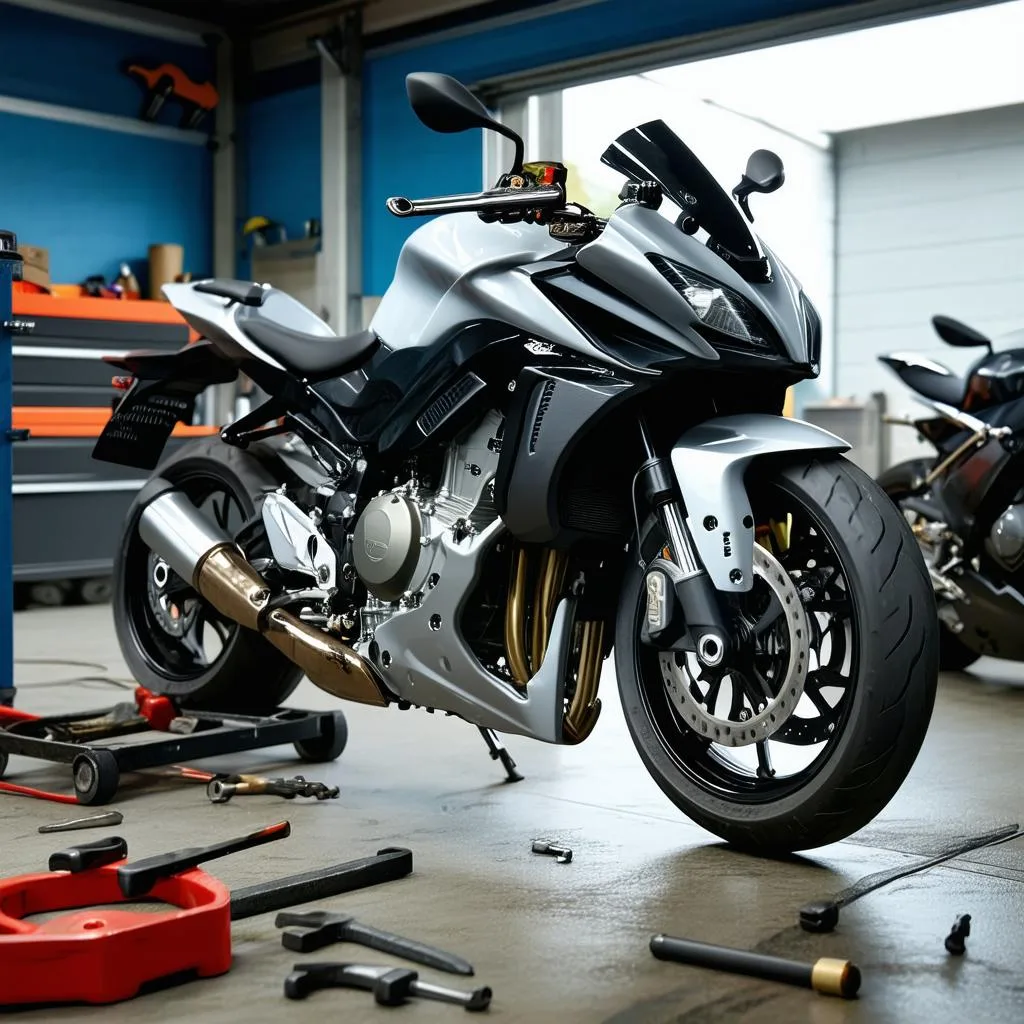 instalando-protetores-de-motor-e-carenagem 5 Dicas Essenciais: Protetores de Motor e Carenagem para Moto