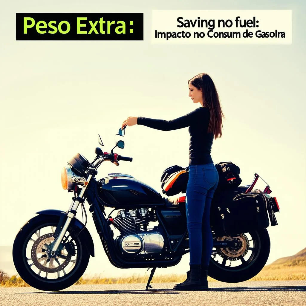 peso-extra-impacto-no-consumo-de-gasolina Como economizar gasolina na moto