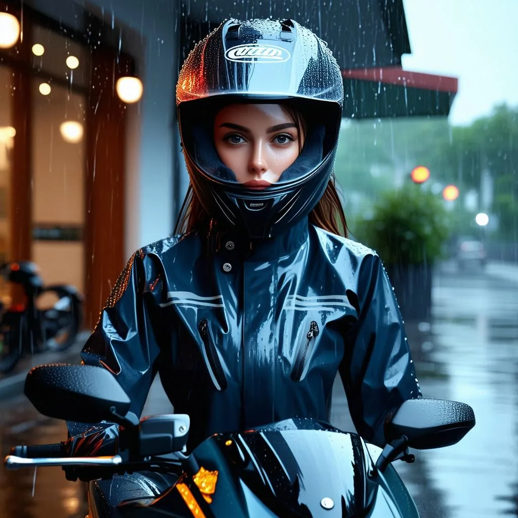 recursos-adicionais-para-maior-seguranca-e-conforto Capa de Chuva para Motociclista