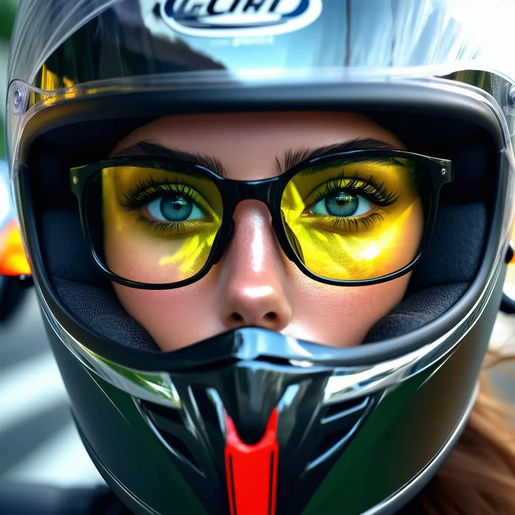 riscos-de-usar-oculos-de-grau-inadequados-na-moto É permitido usar óculos de grau como óculos de proteção para Moto?