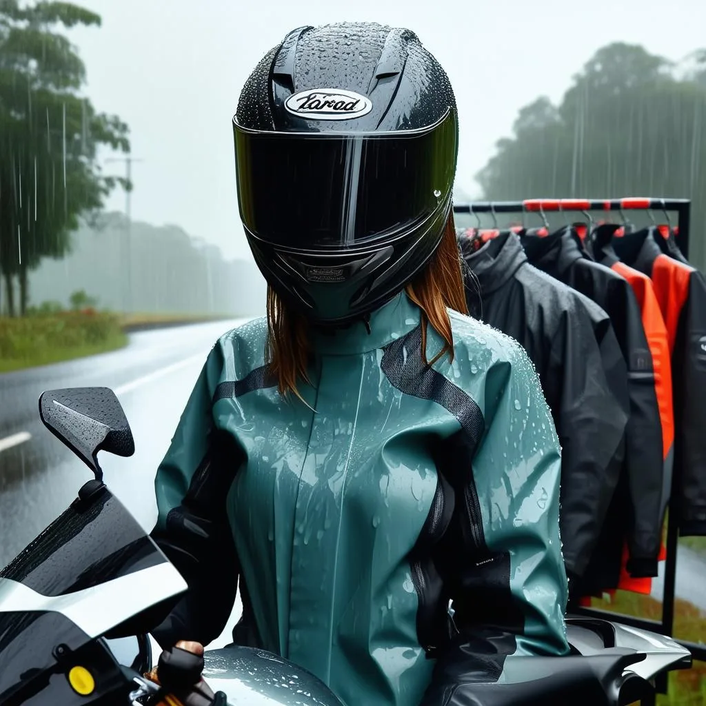 tipos-de-capas-de-chuva-para-motociclistas Capa de Chuva para Motociclista
