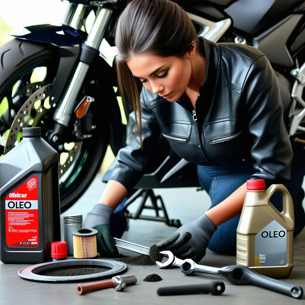 Por que trocar o óleo da moto?