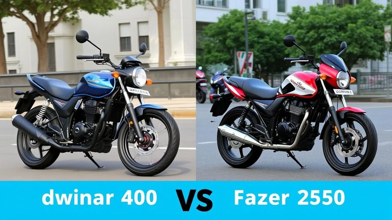 Diferenças entre Dominar 400 e Fazer 250