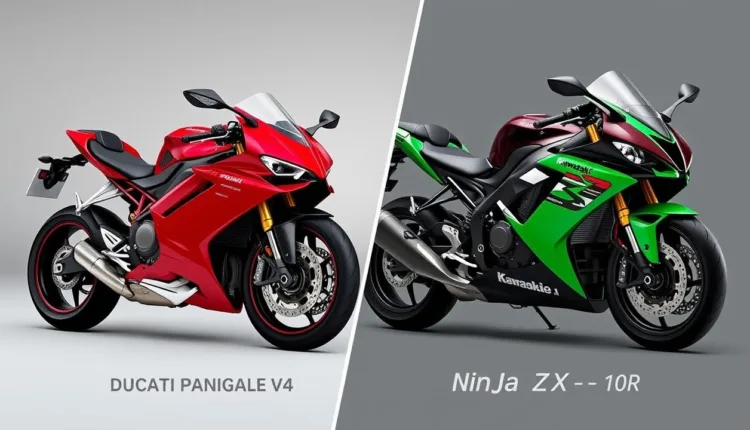 Ducati Panigale V4 ou Kawasaki Ninja ZX-10R: O Combate das Superesportivas