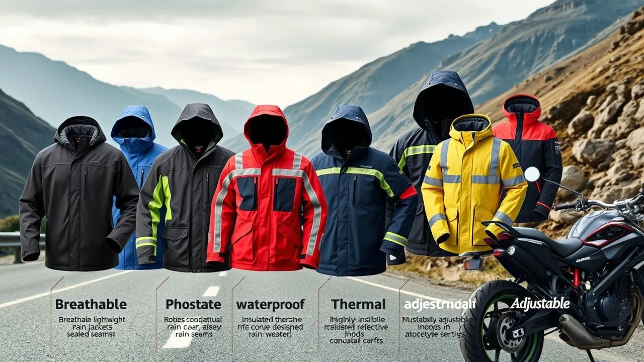 Tipos de capas de chuva disponíveis no mercado