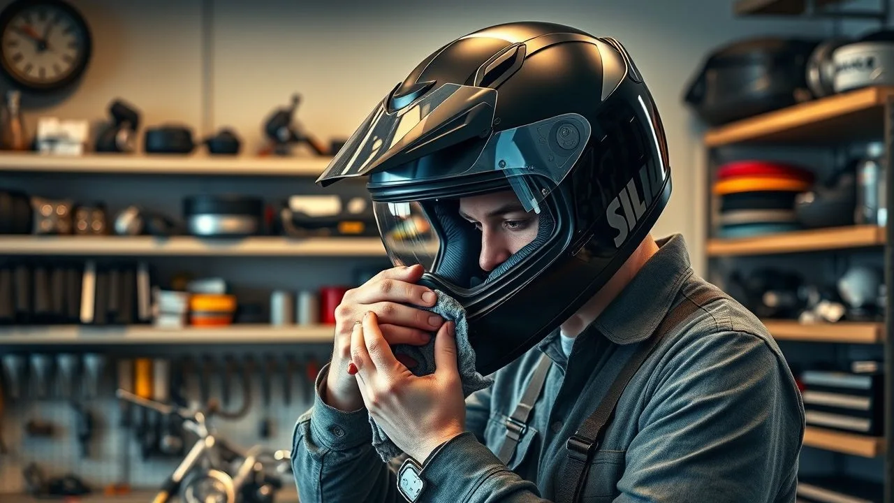 Cuidados com o capacete modular