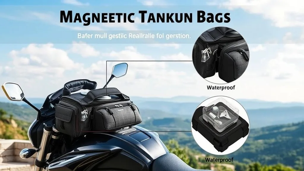 Benefícios de usar uma bolsa de tanque magnética